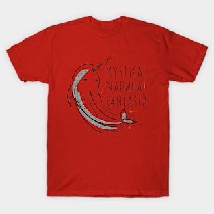 Mystical Narwhal Fantasia T-Shirt